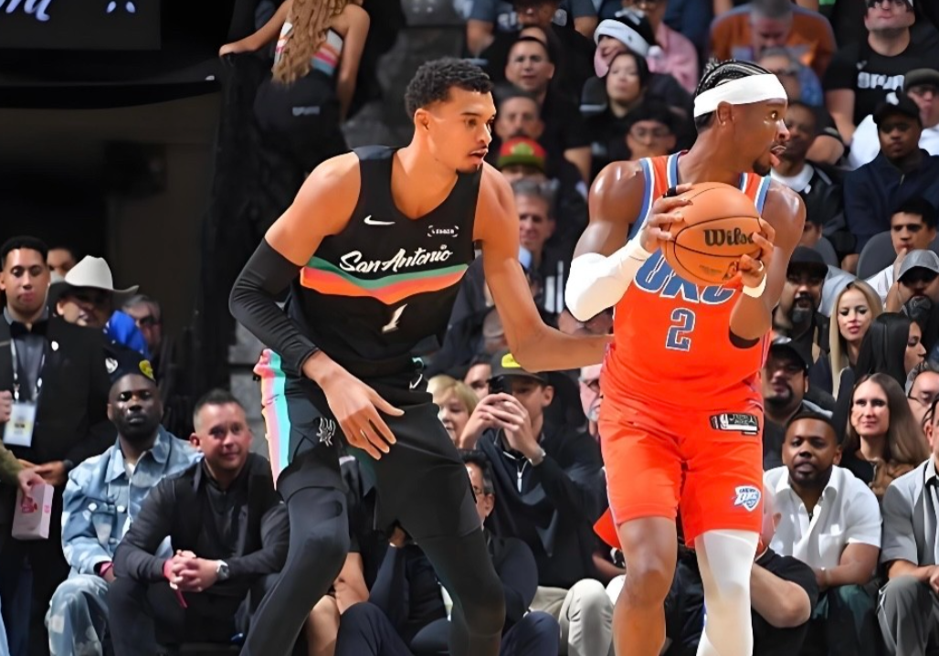 文班没吹牛？西部第1悬念来了，马刺与雷霆胜场差缩至2场！

今日马刺客场123-