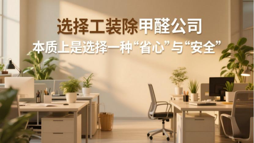 工装办公室除甲醛避坑指南：三大标准锁定高端服务公司