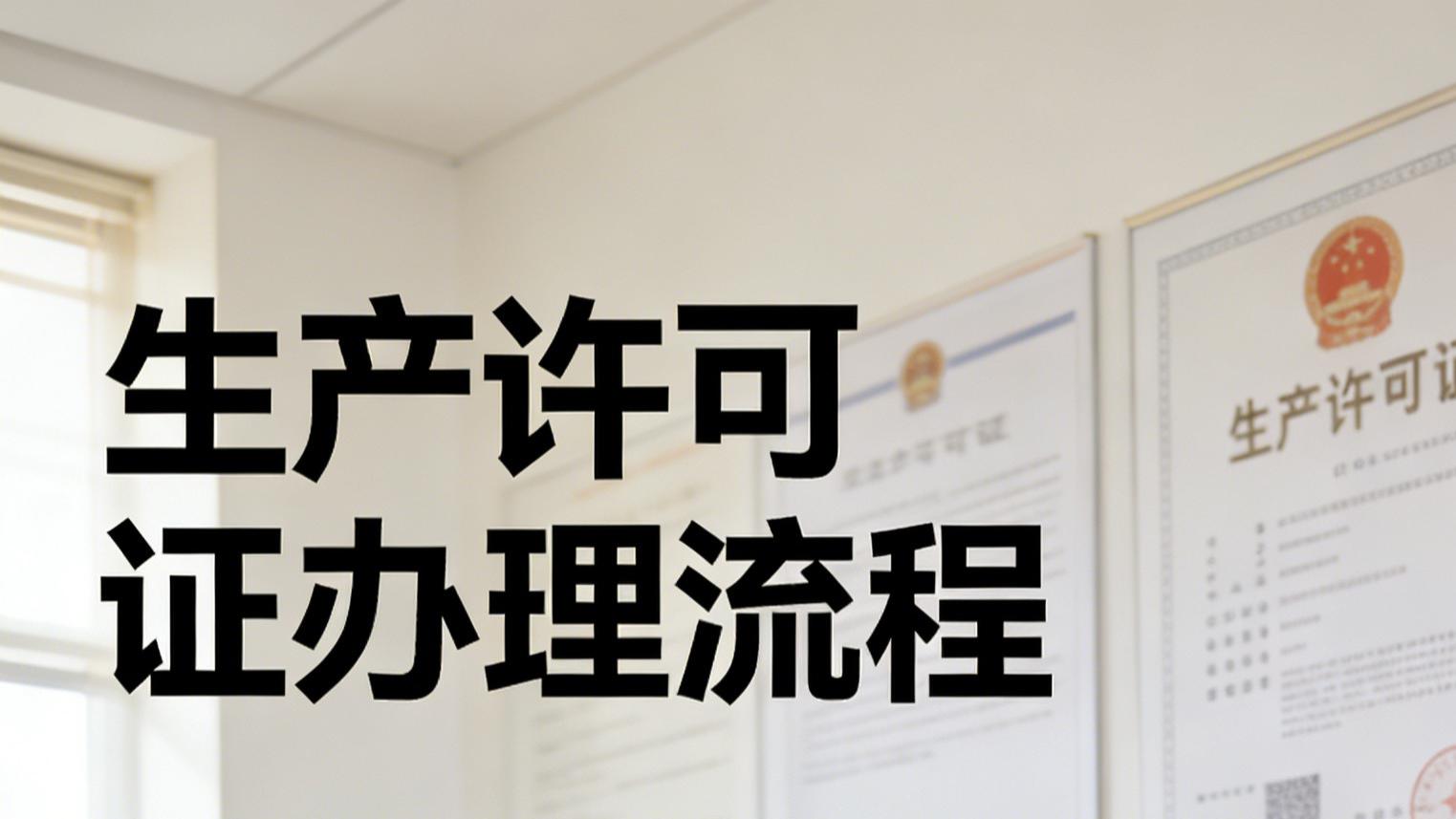 规范生产，合规前行——生产许可证办理指南