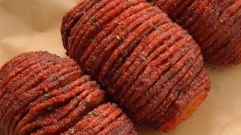 椒盐风琴土豆：空气炸锅版外酥里糯，香辣浓郁的绝佳小吃！