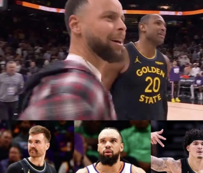 连库里都懵了！残阵勇士居然能掀翻太阳，不得不说这穷人版的三核心还是有点东西：
