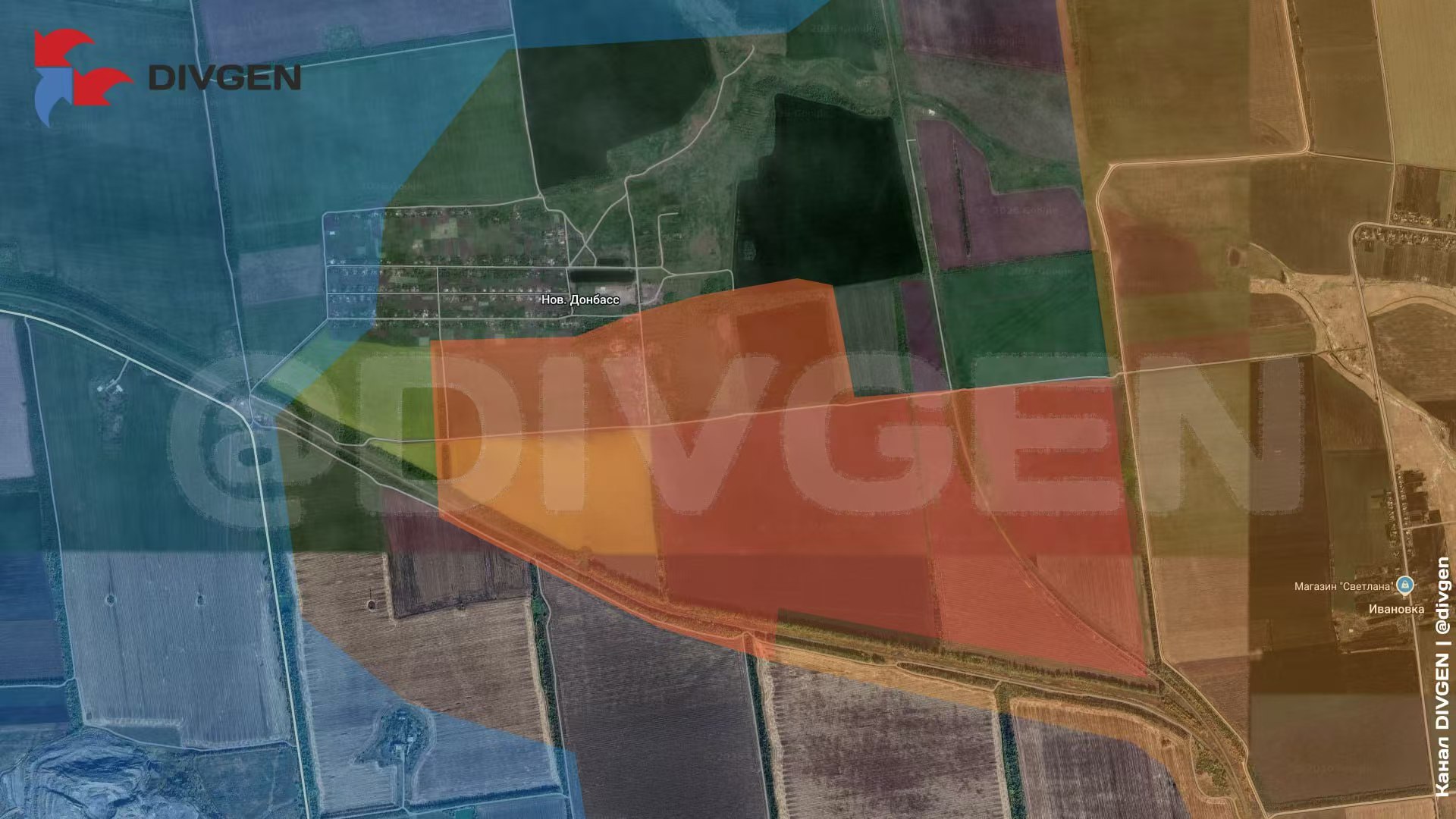 红军村北部，多布罗皮利亚东部，俄军中央集群突击队经过努力，在新顿巴斯镇取得了一些