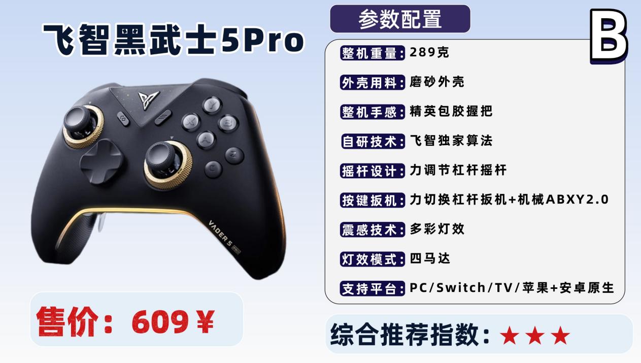 2026年游戏手柄品牌有哪些牌子？手柄排行榜前十名推荐品牌