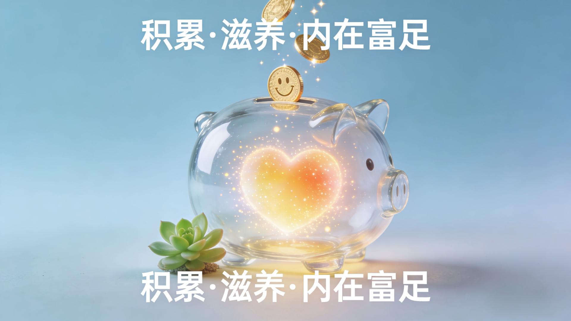 你的内心也需要“定期存钱”，而非只支出