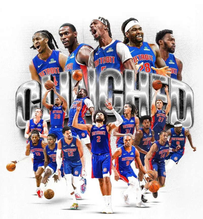 活塞本次季后赛之旅将决定这批球员在活塞的未来，他们为彼此而战！

直到现在我们还