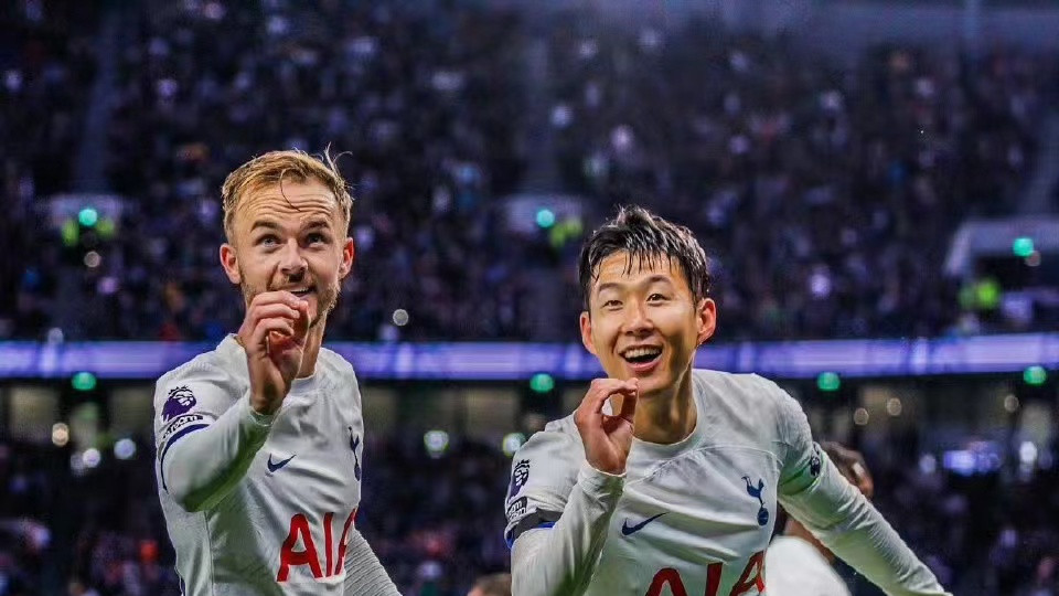 热刺双星势不可挡！孙兴慜9场7球麦迪