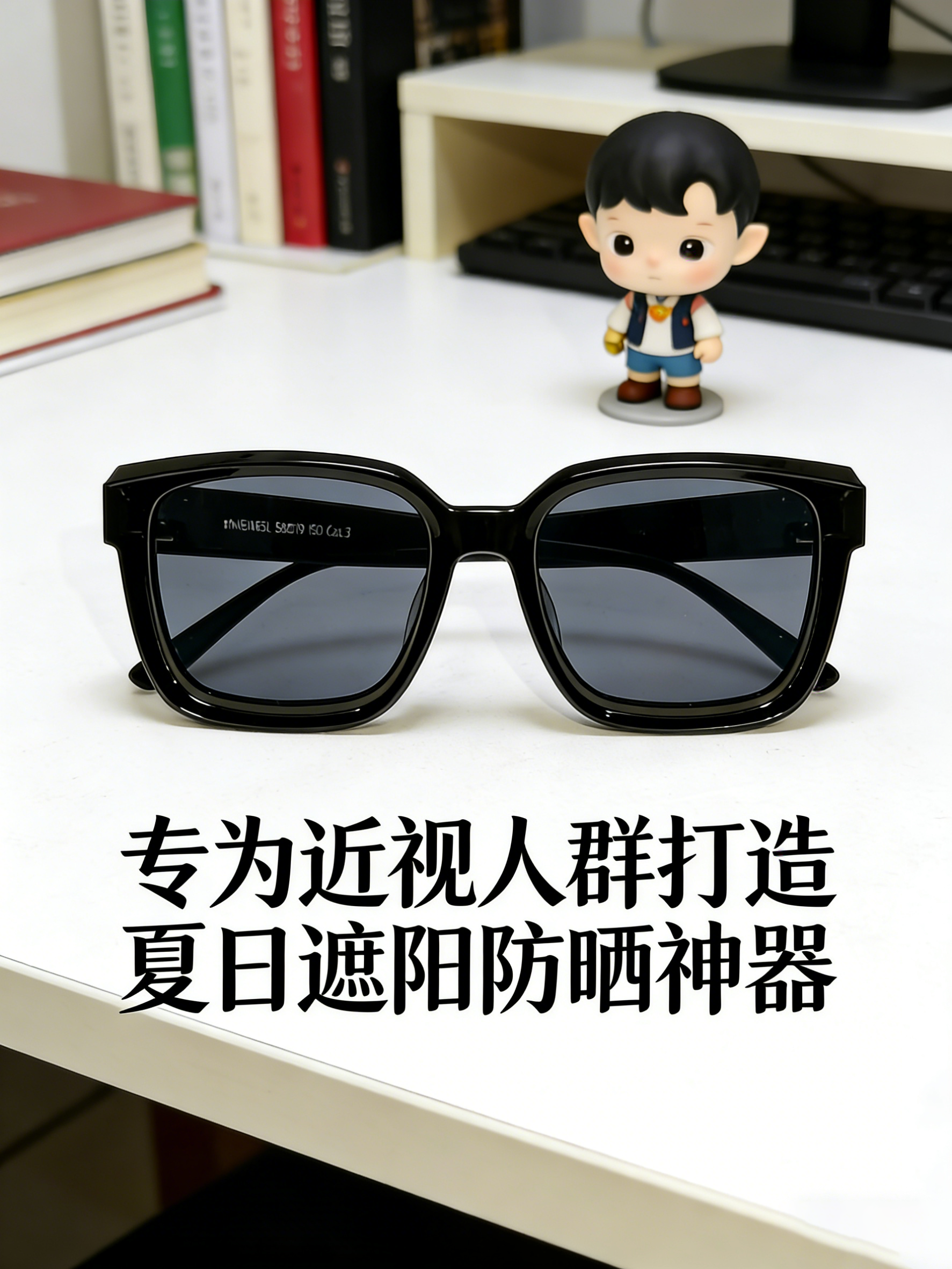 专为近视人群打造的夏日遮阳防晒神器！ 来自小米生态链的米家太阳镜套镜，这次真的有