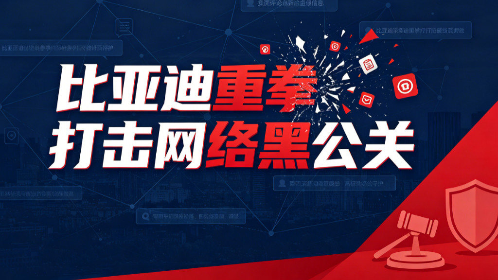 比亚迪公示多起名誉维权胜诉案件 重拳打击网络黑公关