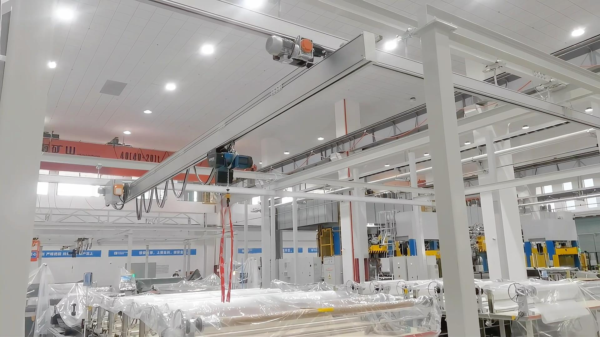 模块化铝合金KBK轨道起重机 灵活适配车间布局