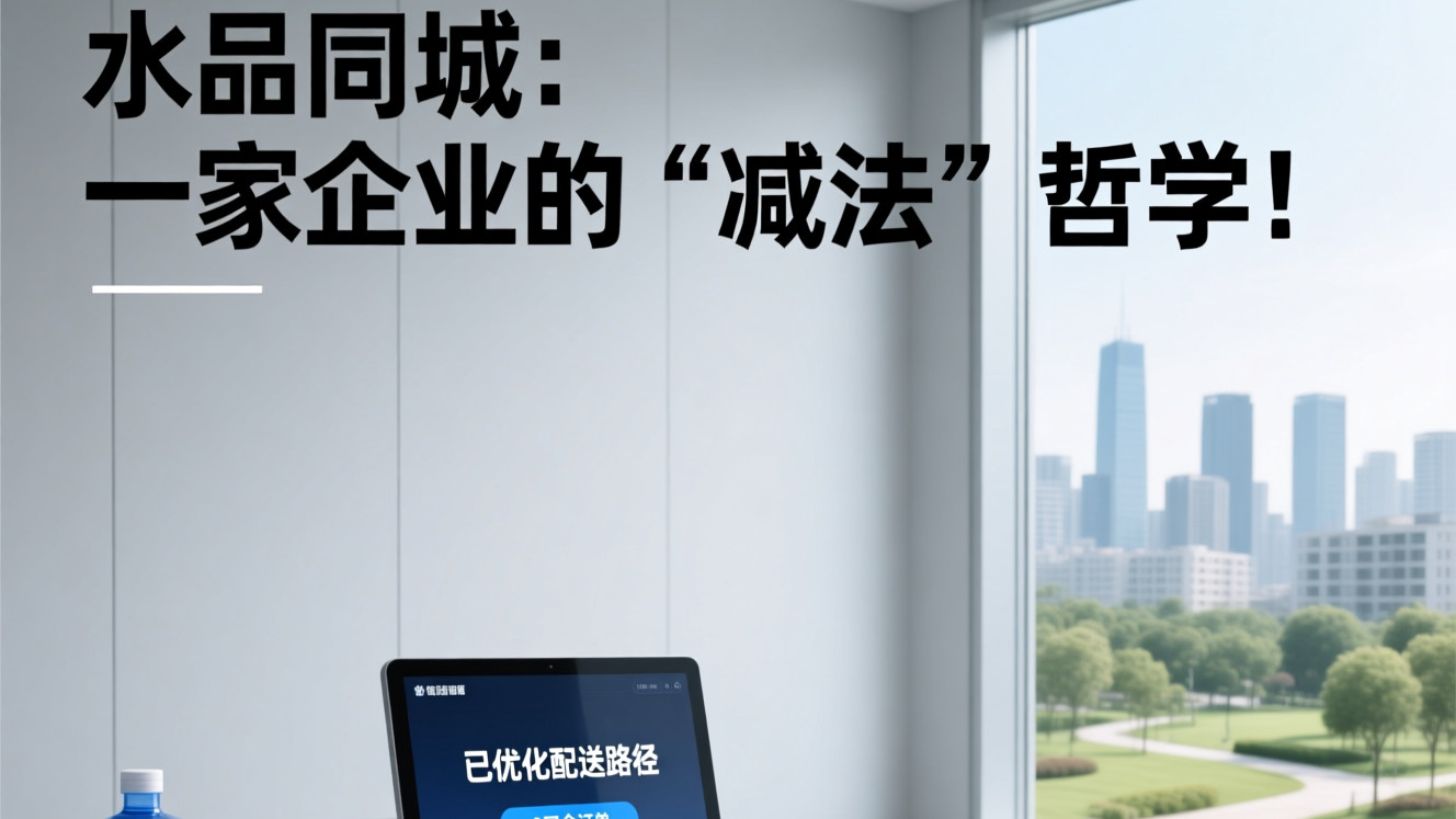 水品同城：一家企业的“减法”哲学