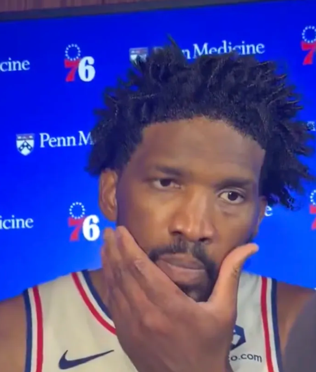 NBA季后赛，76人主场大胜凯尔特人。
赛后乔尔-恩比德谈到即将对阵波士顿的抢七
