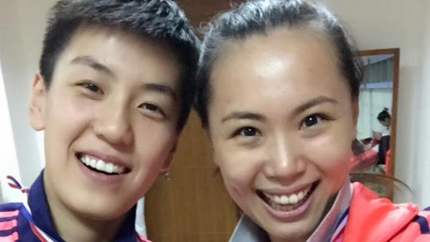 在曾春蕾身边，这位颜值极其之高的姑娘，可是中国女排世界冠军哦