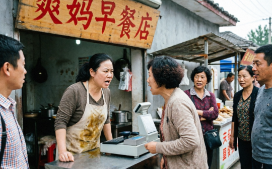 我妈开早餐店遭无赖天天白吃，75岁奶奶出手后，整条街再没人敢赊账……