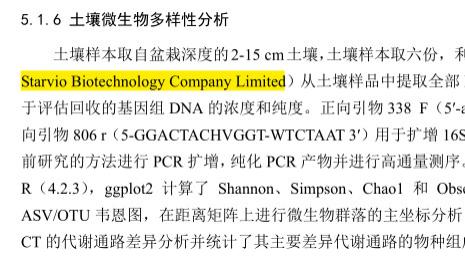 吉林农业大学使用Starvio土壤DNA提取试剂成功提取土壤样品中总DNA