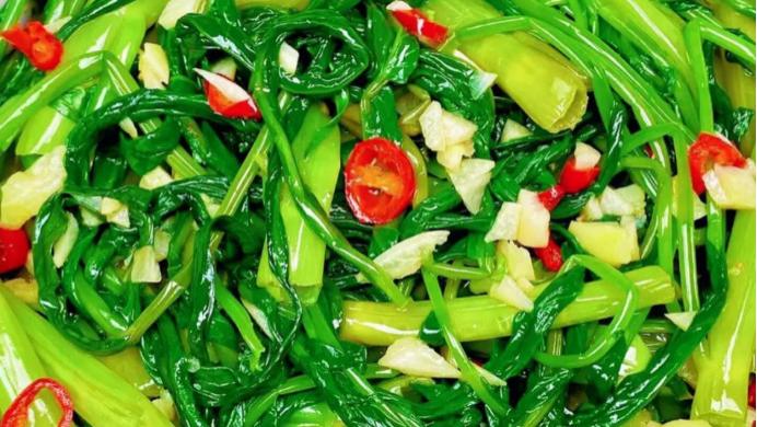 青菜还是猪油炒最香！一口鲜掉眉毛