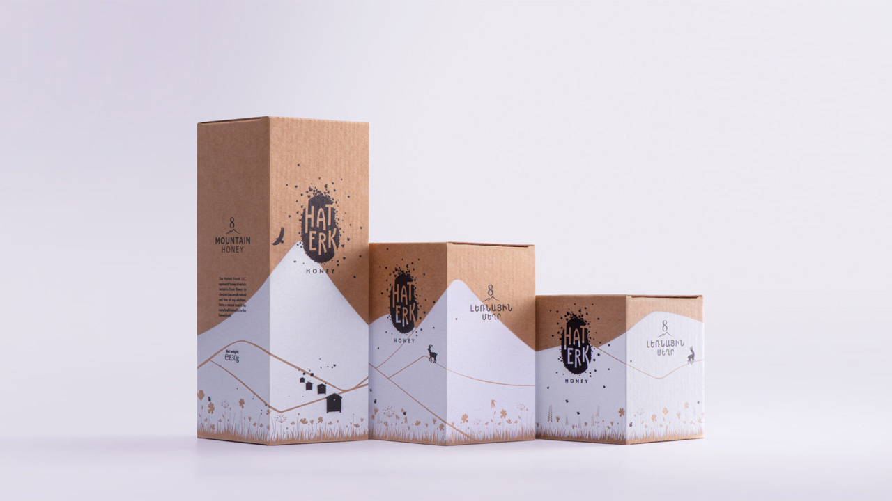 蜂蜜包装设计作品，包装设计案例分享
