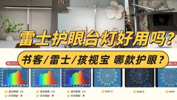 雷士照明护眼台灯好吗？实测对比书客、雷士、孩视宝护眼灯，哪款才是真护眼？