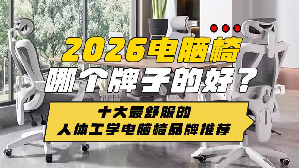 2026电脑椅哪个牌子的好？十大最舒服的人体工学电脑椅品牌推荐