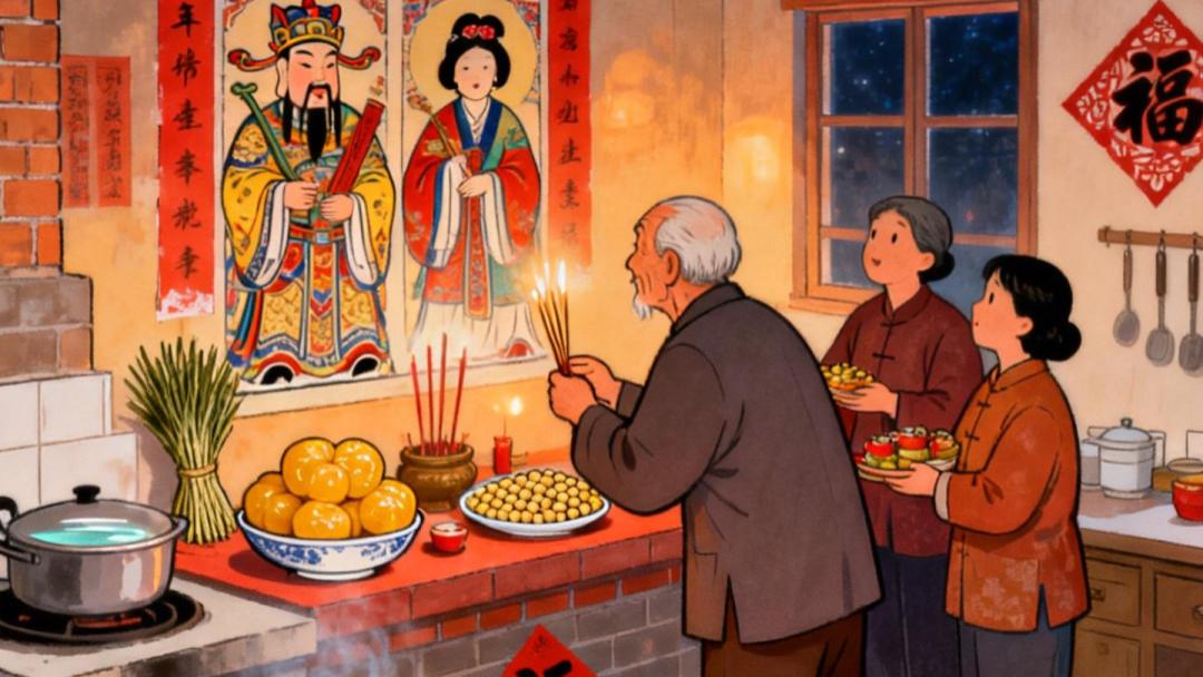 济小护话民俗｜小年祭灶，糖甜岁暖福运来！