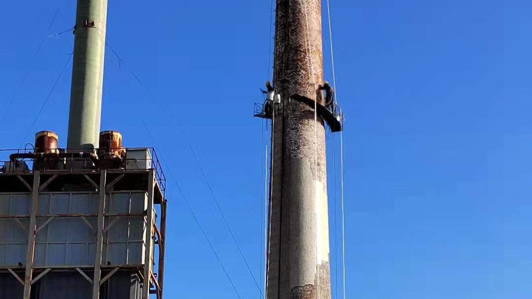 烟囱筒身外壁检查及修复 结构稳固达标