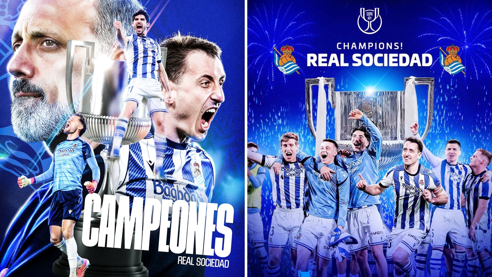 国王杯决赛：皇家社会点球6-5击败马竞夺得国王杯冠军。
皇家社会第4次夺得国王杯