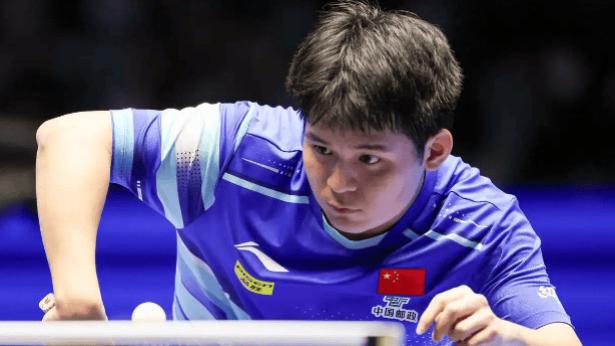 伦敦世乒赛：林诗栋第2局9-1险输球！4次吃发球，张禹珍11-13惜败