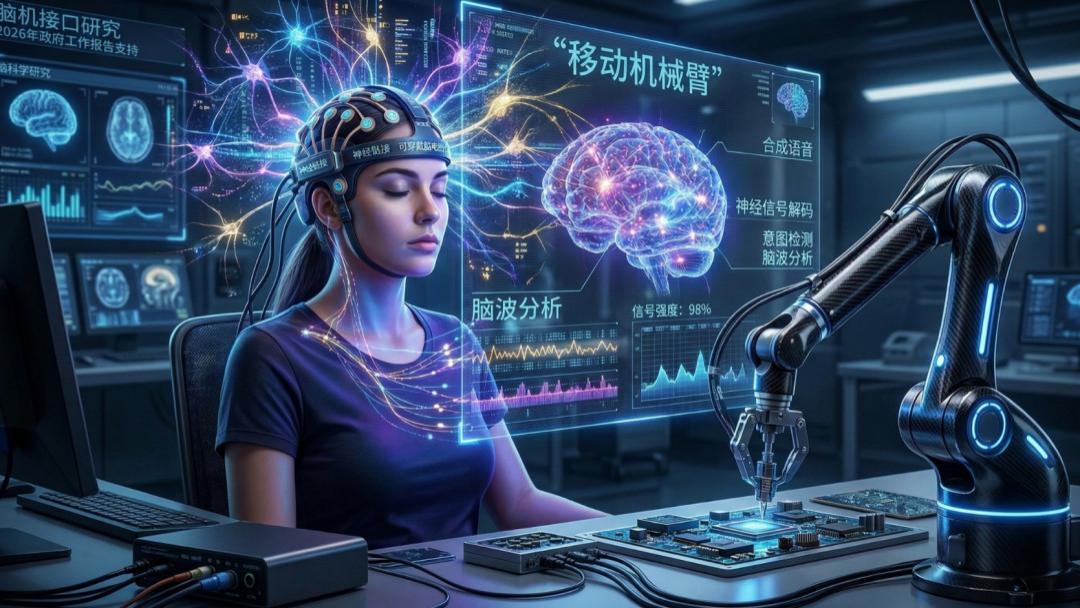 政府工作报告首次提及，脑机接口产业迎来大爆发！