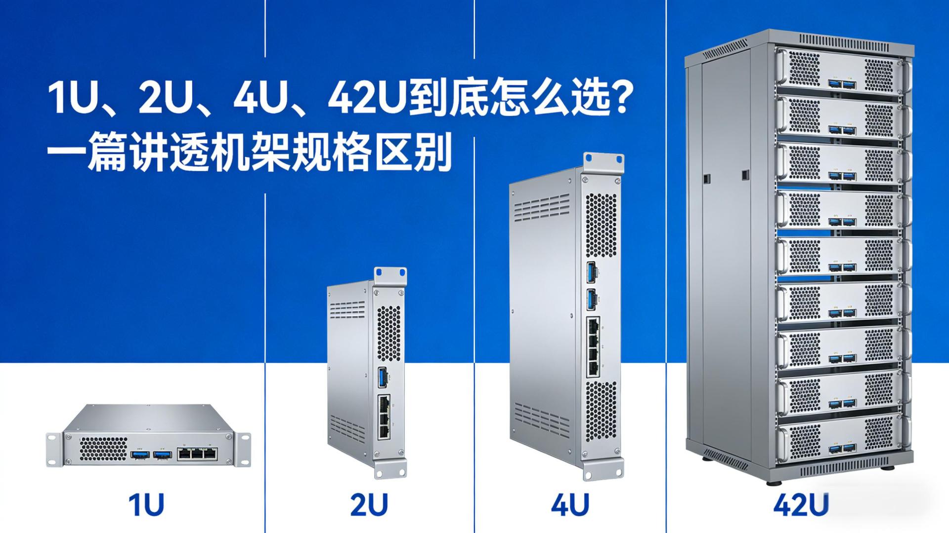 1U、2U、4U、42U 到底怎么选？一篇讲透机架规格区别
