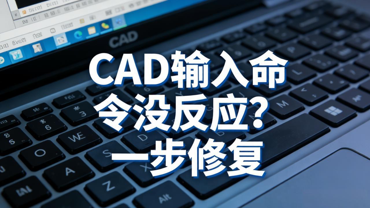 CAD输入命令没反应？键盘失灵、打不出字？一步修复！