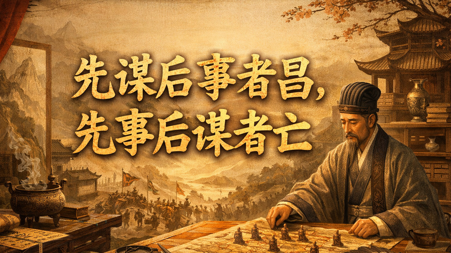 【玄】先谋后事者昌，先事后谋者亡