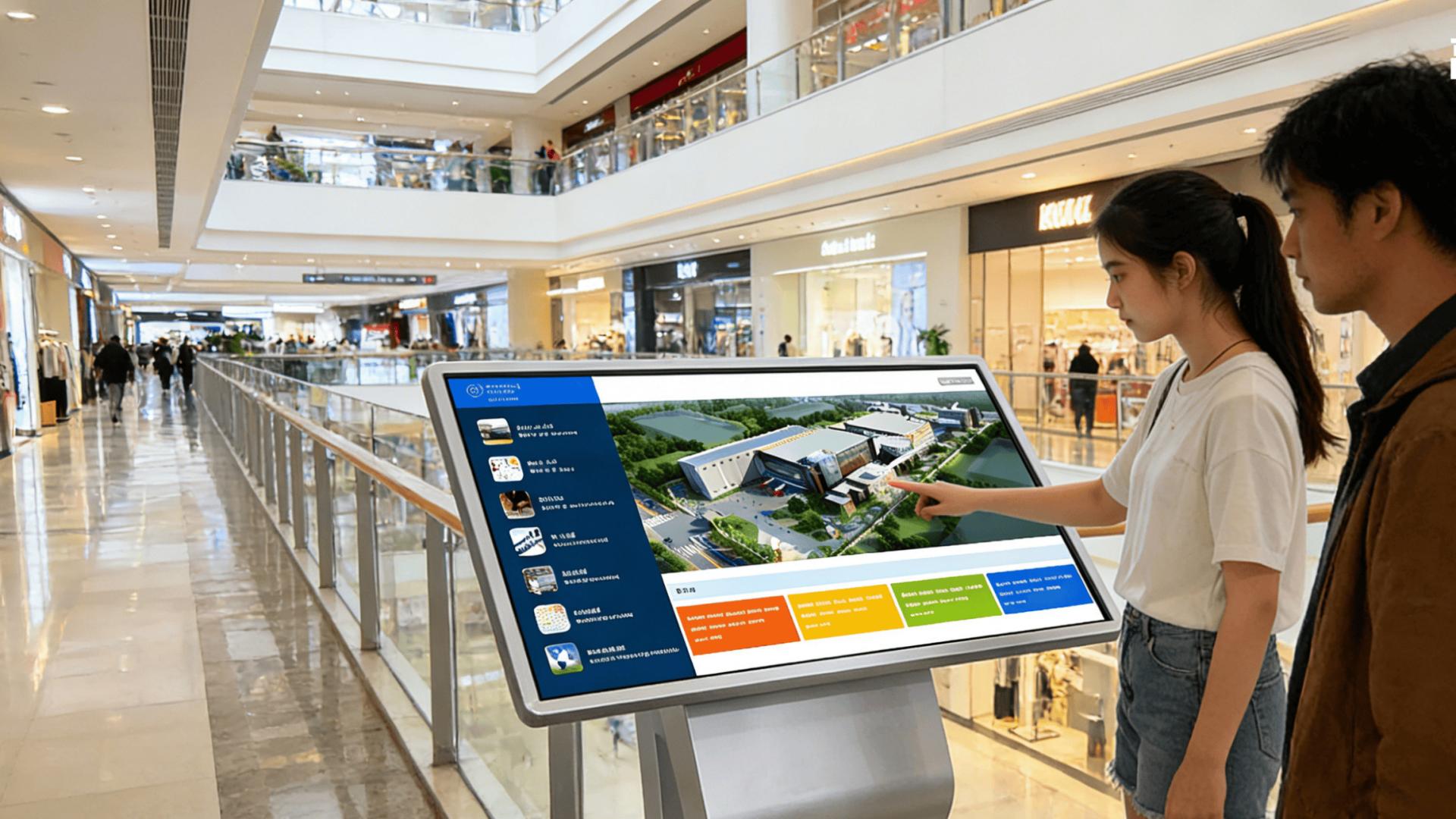 高格欣科技|卧式触摸查询一体机文旅服务设施触控查询终端机