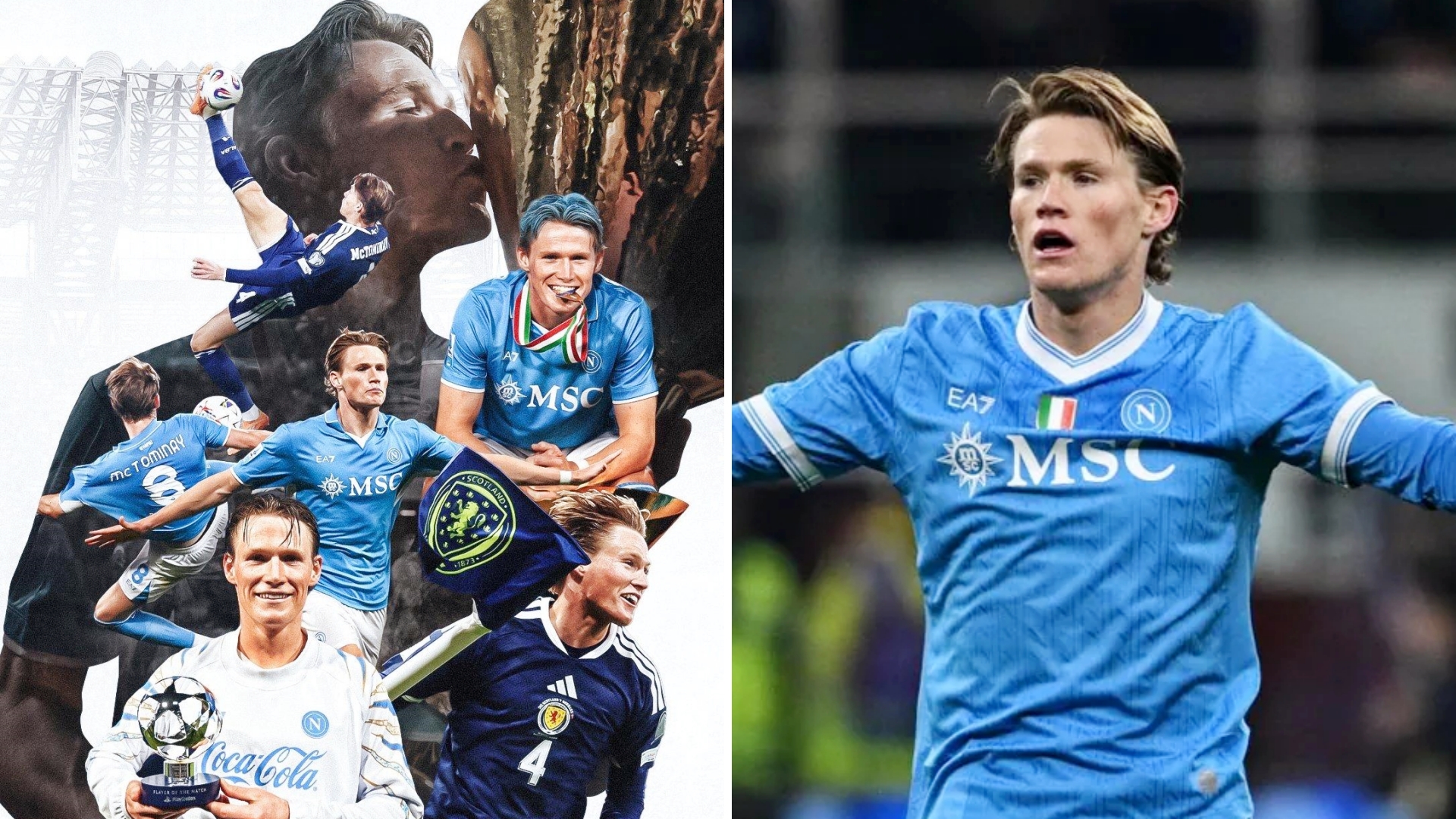 罗马诺表示：那不勒斯目前正和麦克托米奈的团队接触，准备签一份新合同。
他们希望下