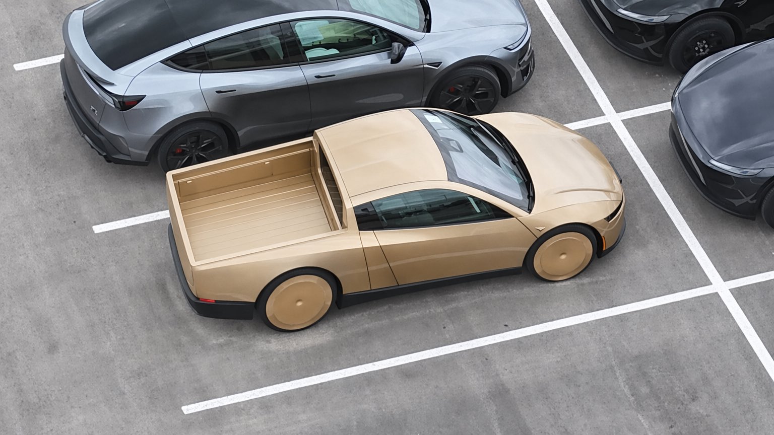 把特斯拉Cybercab改成小皮卡怎么样？