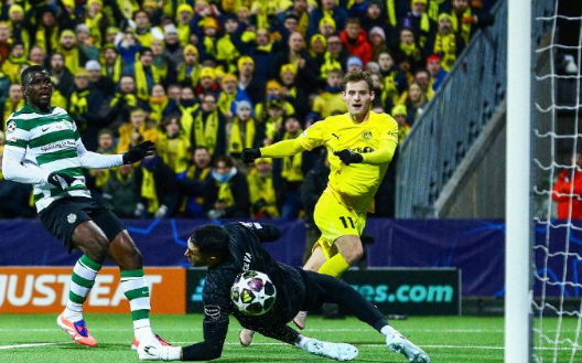 欧冠1/8决赛首回合，挪超球队博德闪耀主场3-0完胜葡萄牙体育，占据晋级主动权。