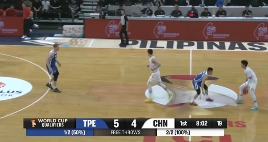 祝贺中国男篮战胜中国台北男篮，两连胜！！！中国男篮在第三节结束落后6分的情况下，