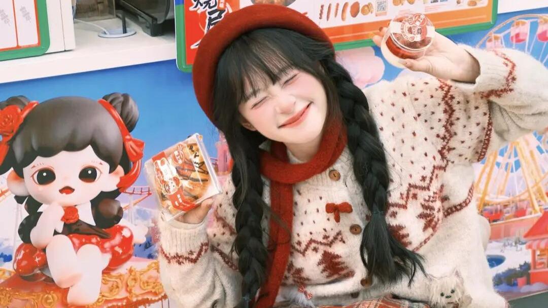 冬天就去室内拍照！超市零食店拍照，也太好看了