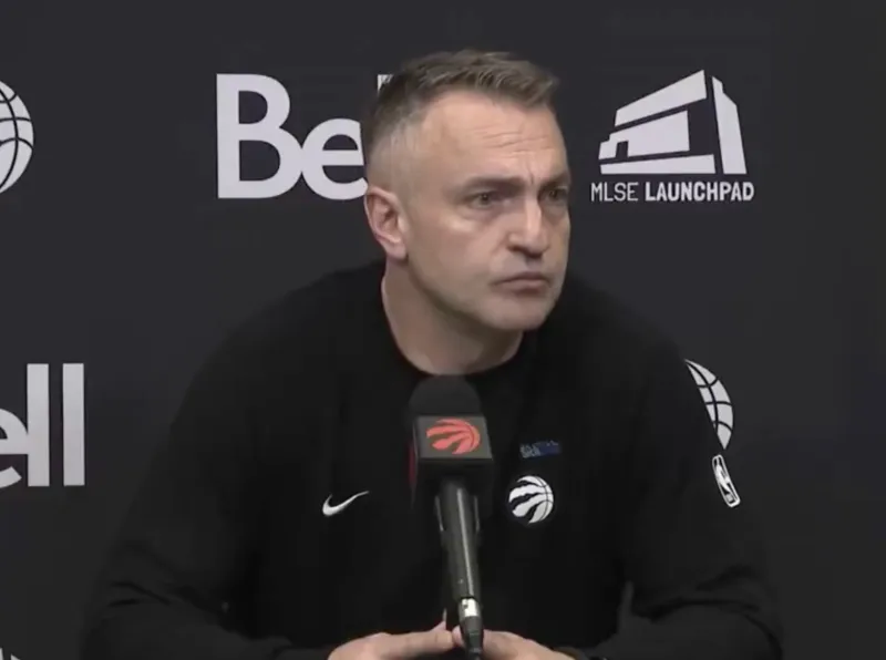 NBA常规赛猛龙以121-95战胜热火

达尔科-拉贾科维奇被问及今晚这样的表现