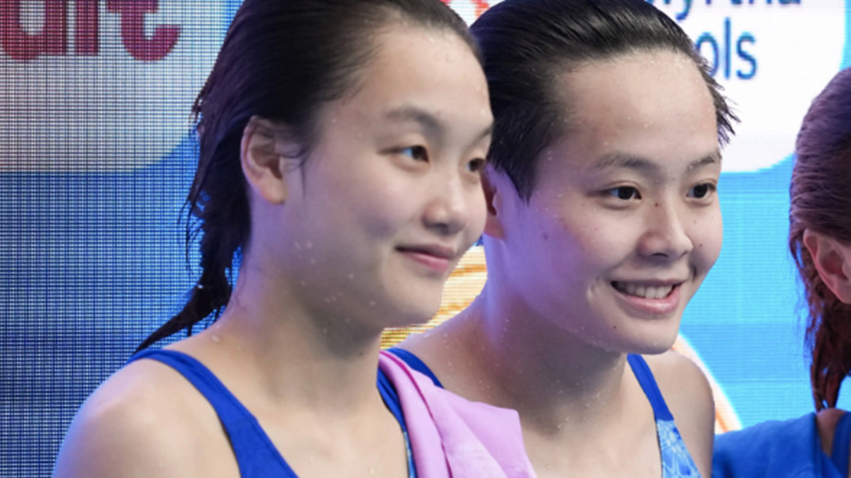 绝对优势！中国队女子跳水3米板摘金，双子星5套动作全部第一