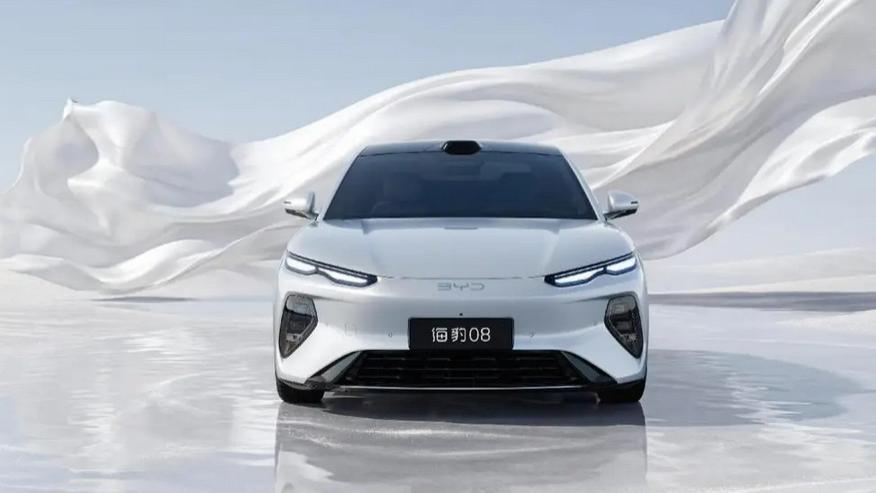 海洋美学2.0座舱 比亚迪海豹08内饰发布