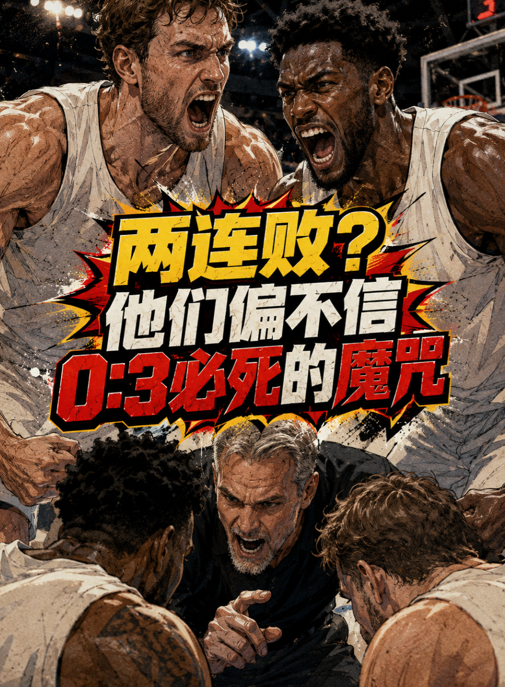 拒绝成为第二个广厦队，拒绝迎来3:0的结果，就算此前的马刺迎来了两连败，但这并不