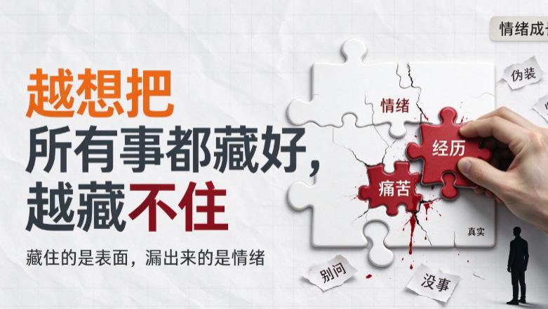 为什么你越“想把所有事都藏好”，越藏不住？