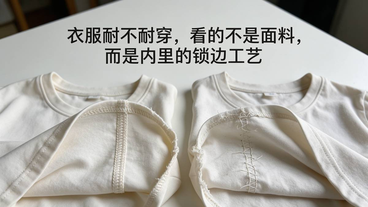衣服耐不耐穿，看的不是面料，而是内里的锁边工艺！