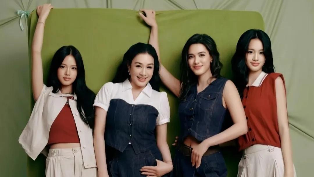 基因有多神奇？钟丽缇大女儿近距离露面，声音举止都像复制粘贴