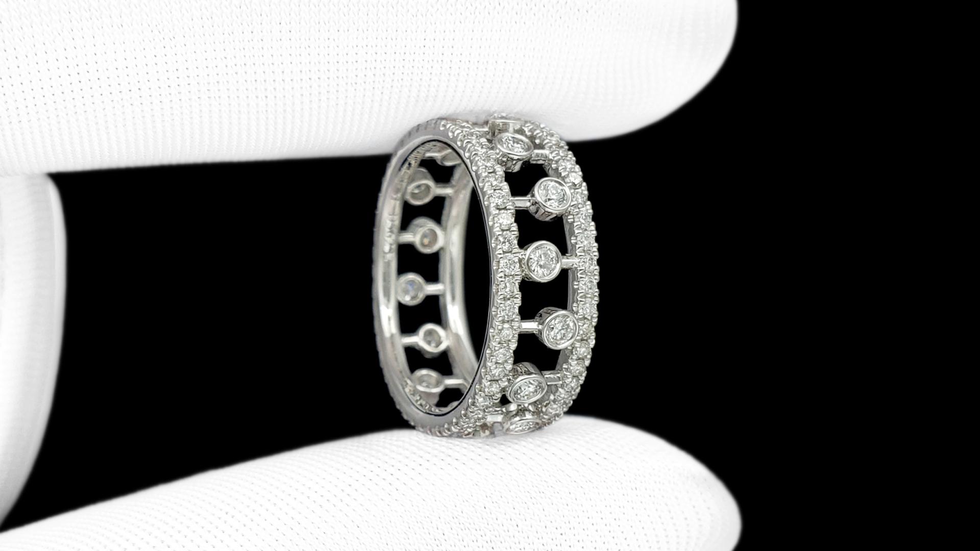 戴比尔斯Dewdrop双轨戒指丨千年晨露凝于指间 水上宫殿再现风华