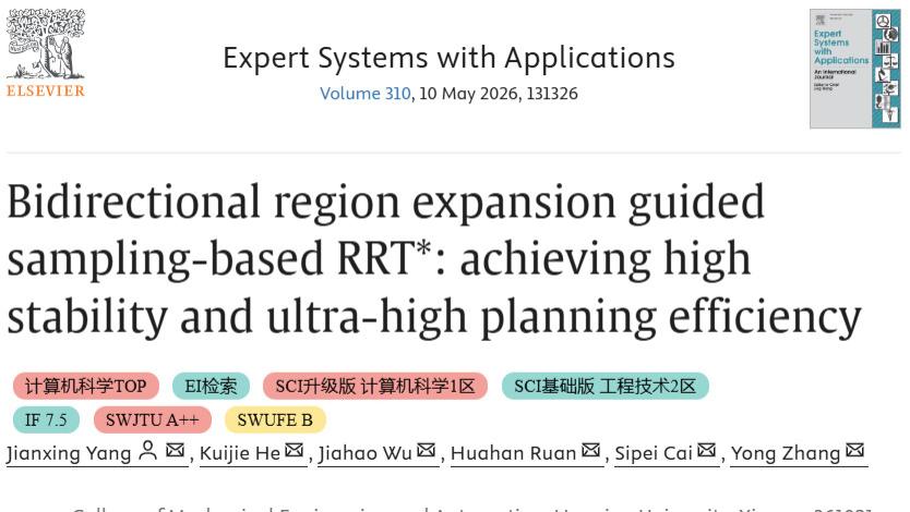 Expert Systems With Applications | 99.4%的时间去哪了？RRT