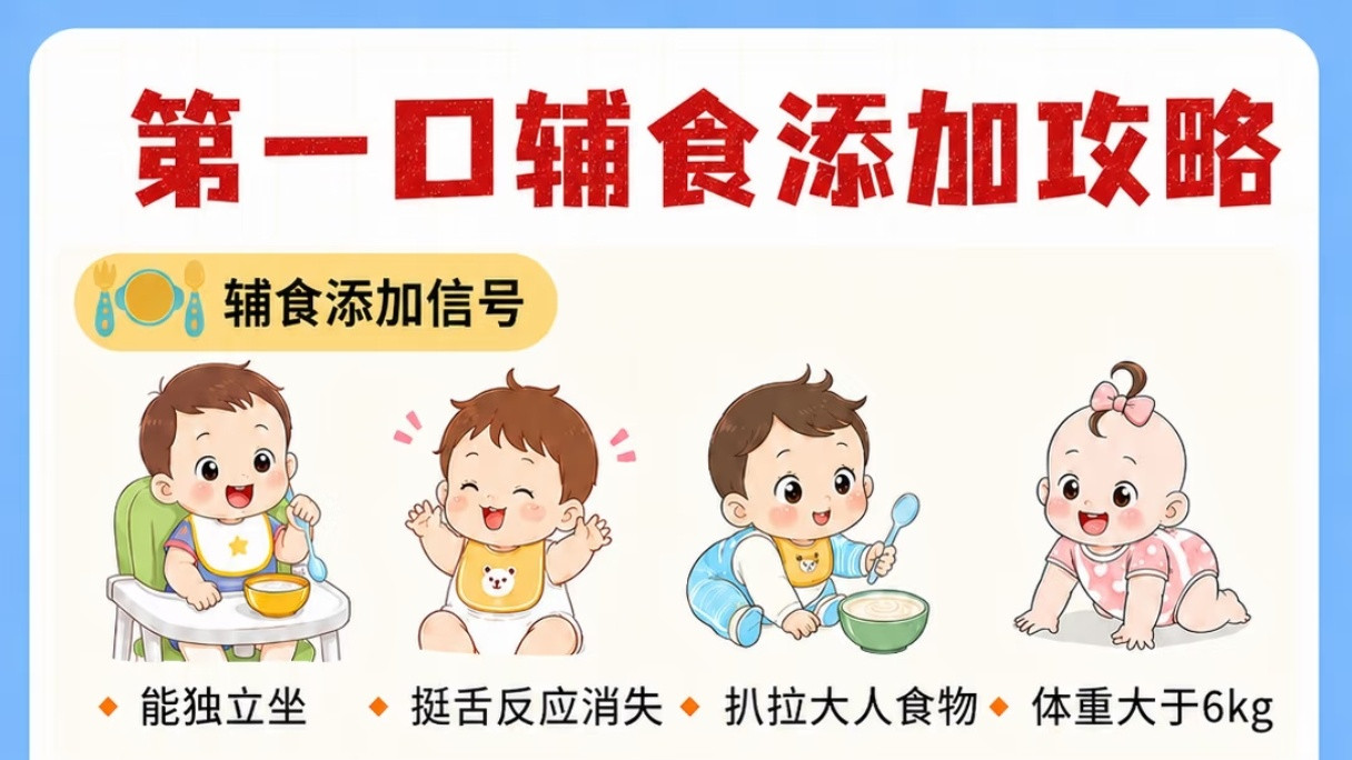 宝宝的第一口辅食怎么吃？掌握这几个小细节，轻松养出健康小吃货！