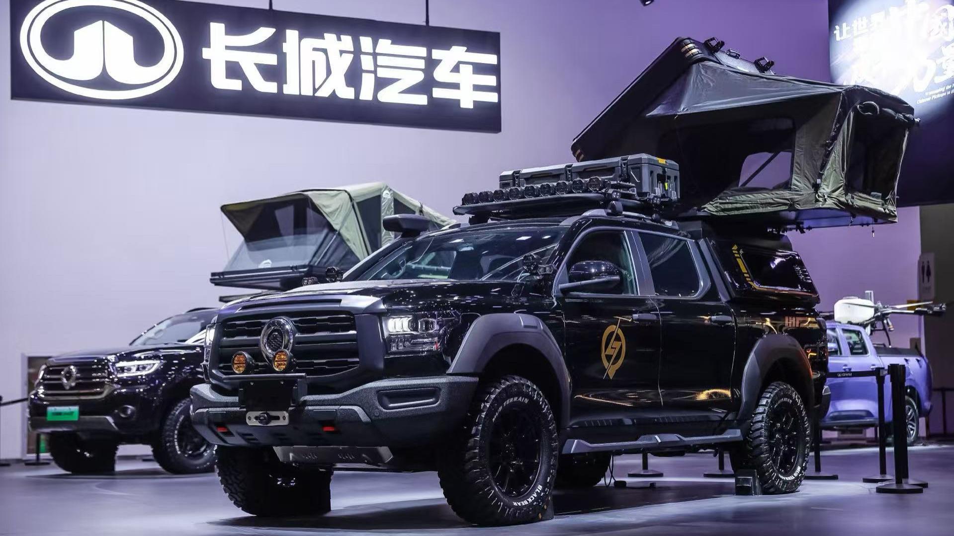 长城炮x钓王天元邓刚，山海炮Hi4-T钓鱼共创版亮相北京车展