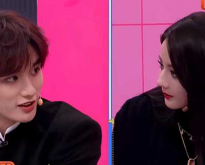 迪丽热巴陈飞宇上你好星期六剧宣
丁程鑫跟迪丽热巴演情景剧，开口就是“我还单身”，