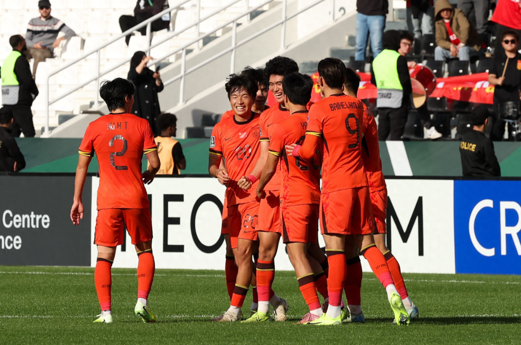 2026年U23亚洲杯小组赛第2轮，中国队1-0力克澳大利亚队，两战1胜1平积4