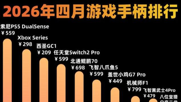 游戏手柄有哪些牌子？游戏手柄排行榜2026前十名